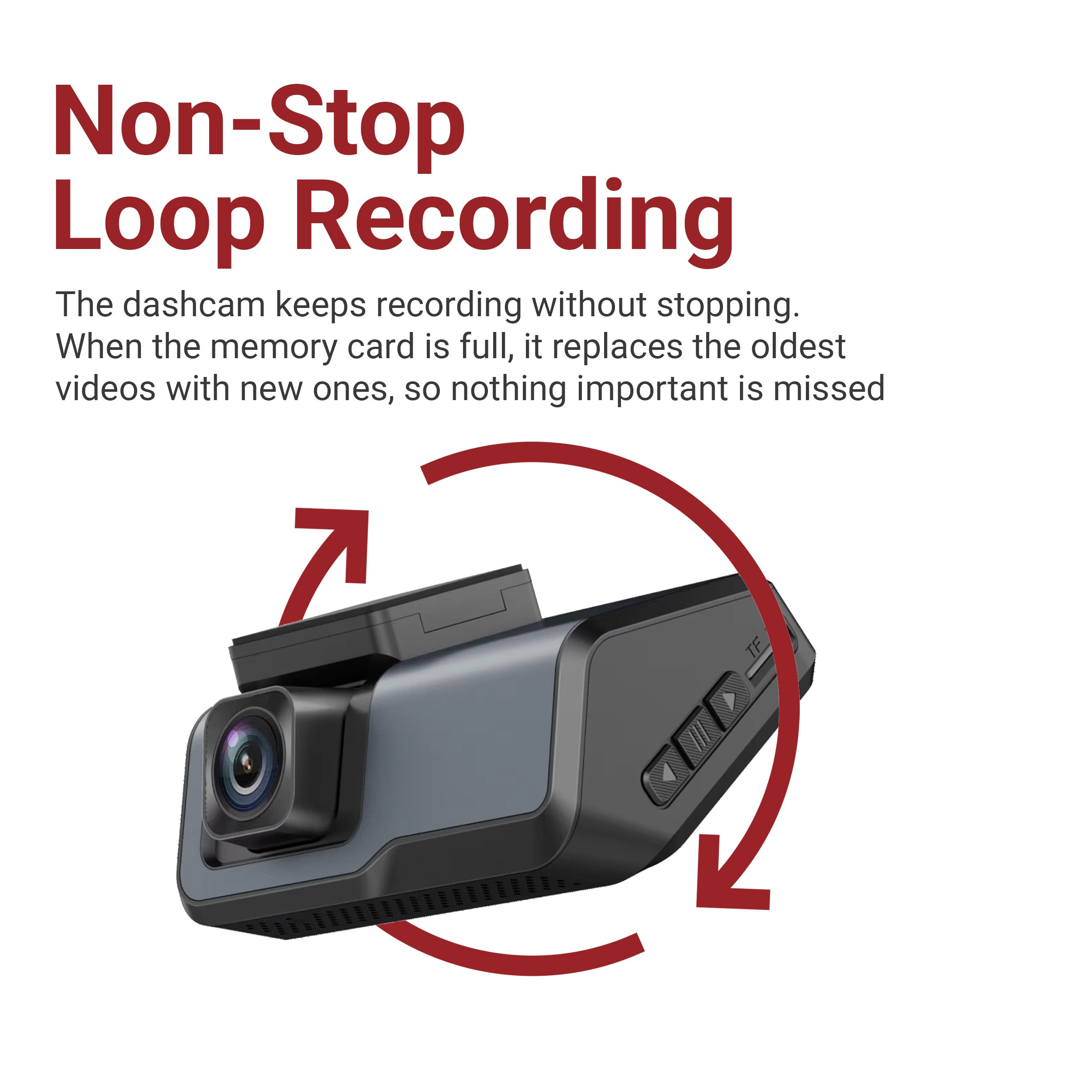 Drive Sight M3 4K + 1080P Dual Dash Cam with G-Sensor & Night Vision